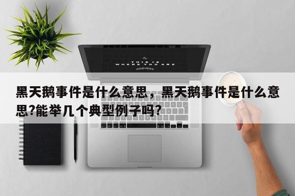 黑天鹅事件是什么意思，黑天鹅事件是什么意思?能举几个典型例子吗?