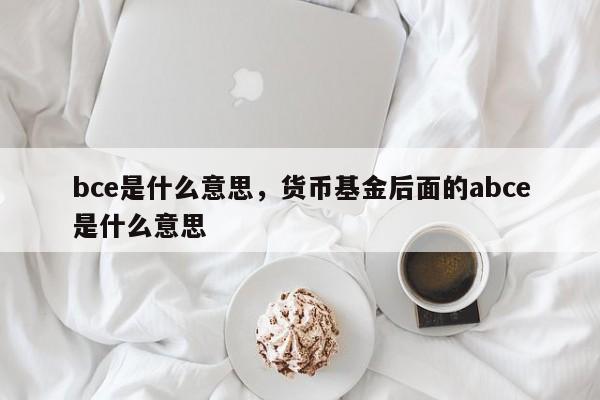 bce是什么意思，货币基金后面的abce是什么意思